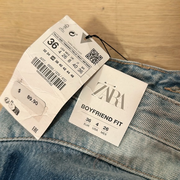 Zara Boyfriend fit Denim - Picture 4 of 6